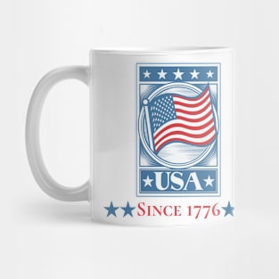 USA Forth of July Independence Day Mug